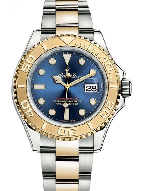 rolex yacht master blue gold|rolex yachtmaster blue dial review.